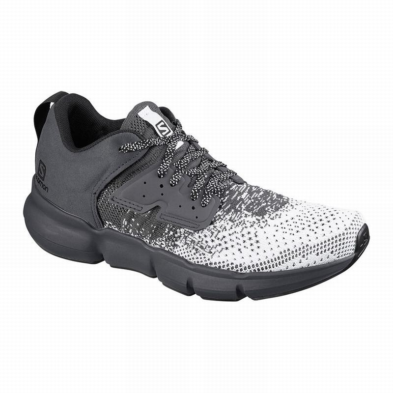 Salomon Asfalt Løbesko Dame Hvide / Sort - PREDICT SOC W (DFJCU-5097)